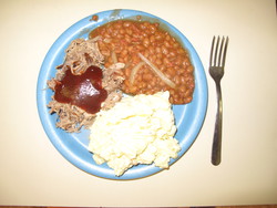 Plantation Buffet, BBQ, Potato Salad, Baked Beans